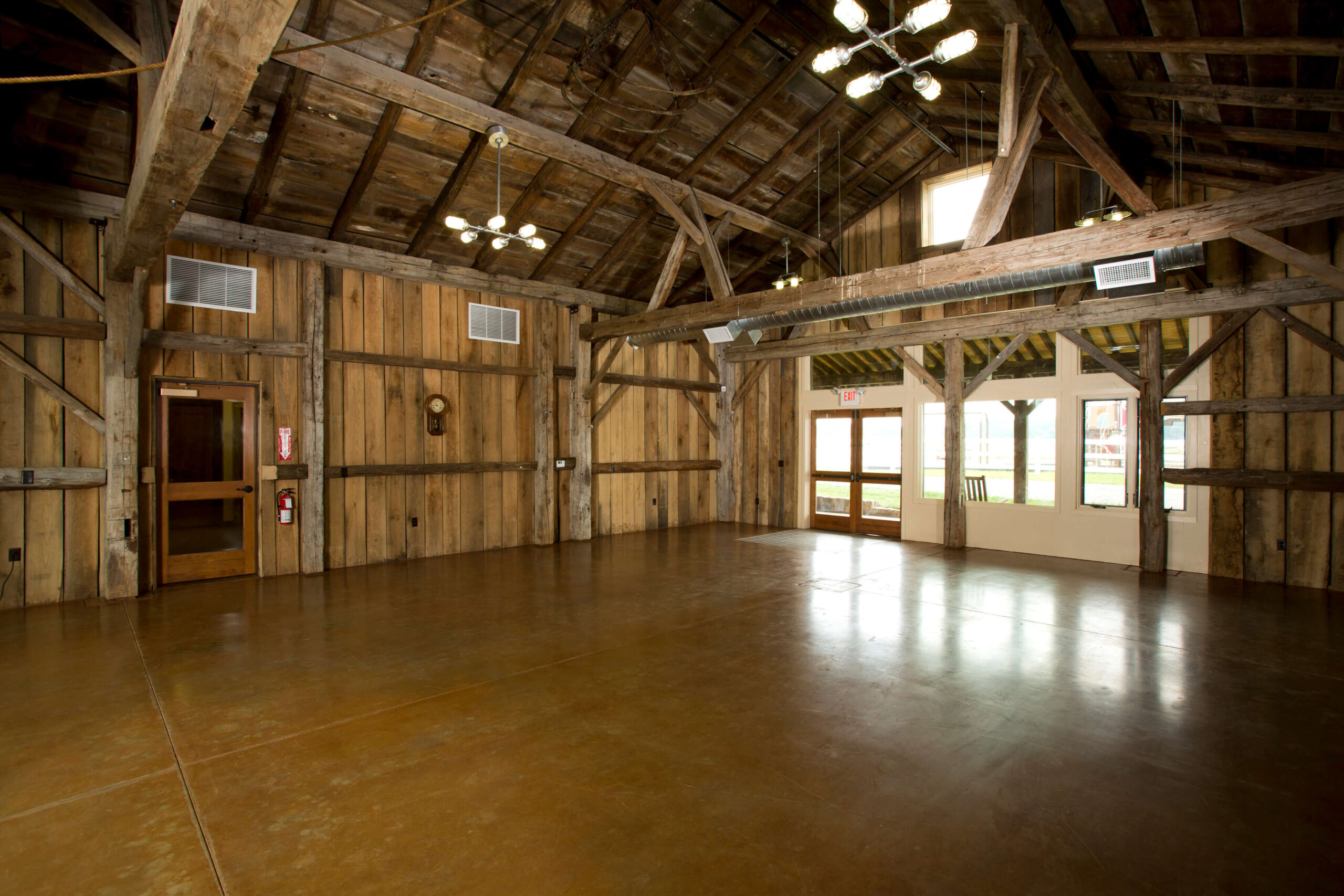 Interior of Temple Hall Farm Park Main Hall