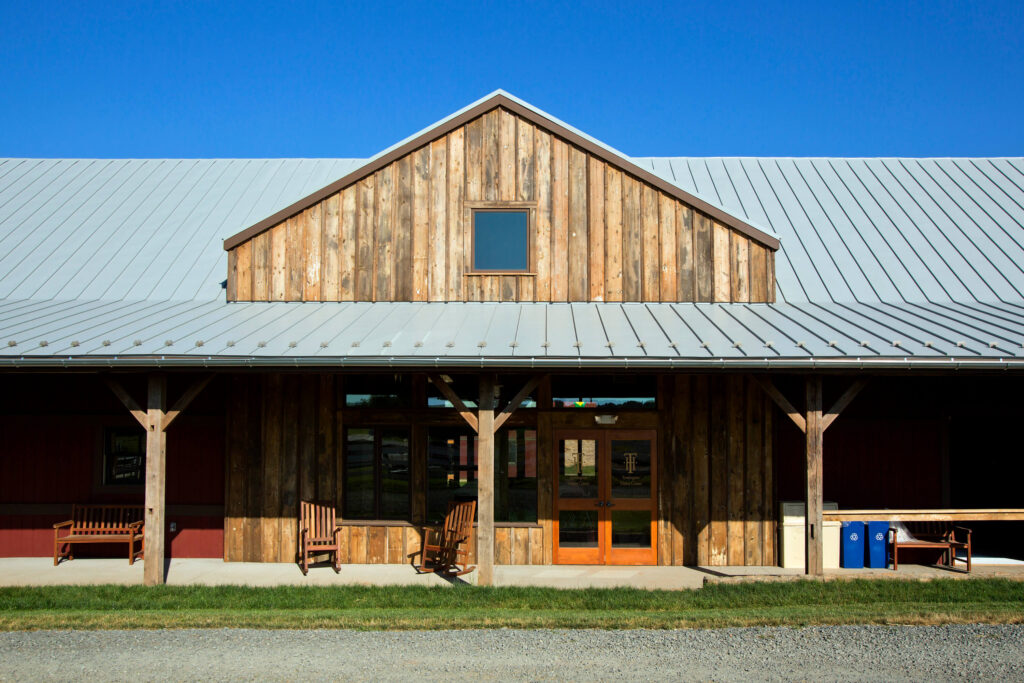 Temple Hall Farm Park entrance